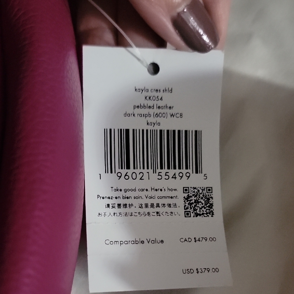 Kate Spade Dark Raspberry Shoulder Bag - Picture 2 of 4